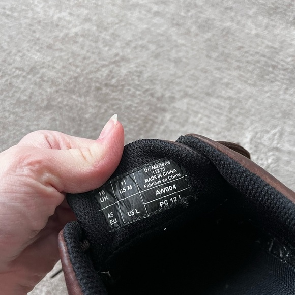 Title: Doc Martens 11273 Brown Leather Platform Loafers - Size 11  Men's - Picture 3 of 6